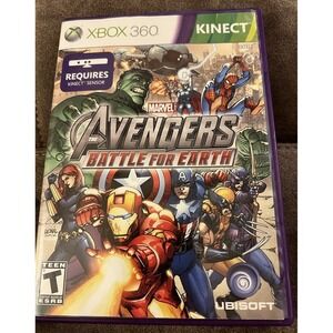 Marvel Avengers: Battle‎ For Earth (Microsoft Xbox 360, 2012) NO MANUAL